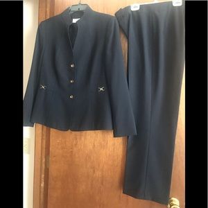 Classic Navy Pants Suit by Tahiti New 10P